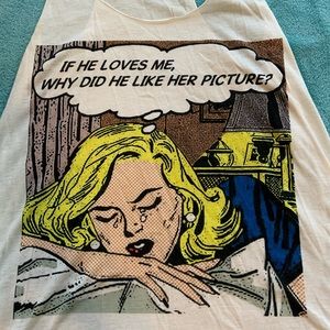 🔴SOLD🔴 Comic Tank Top